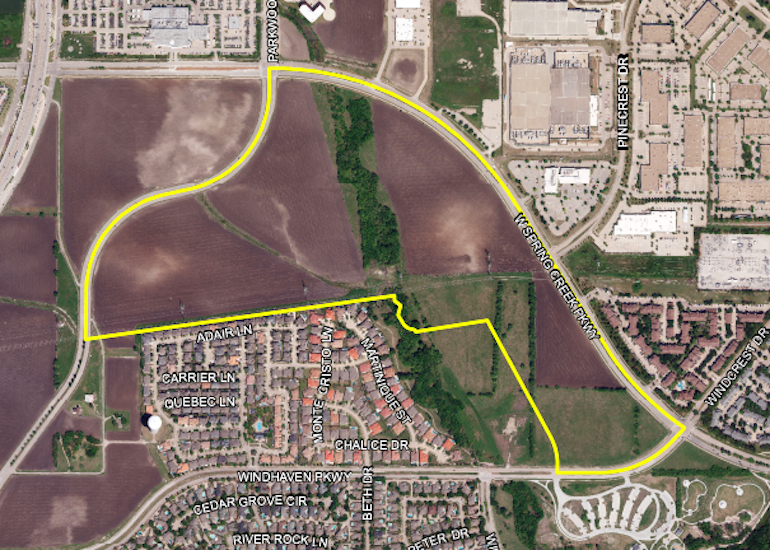 Haggard-owned farm land in Plano