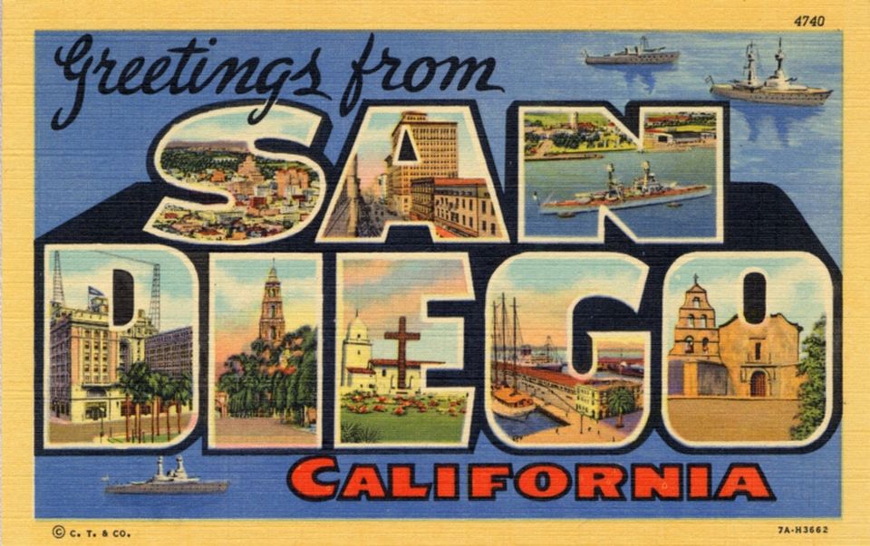 Greetings from San Diego