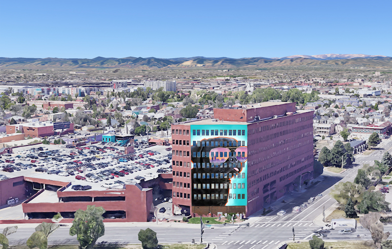 Pop Of Color: Murals Added To Office Building At Art District's Edge