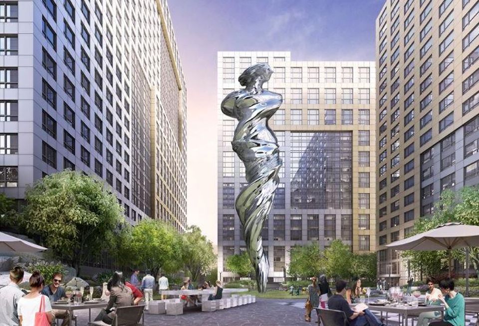 Rendering of Venus sculpture at Trinity Properties' Trinity Place in San Francisco