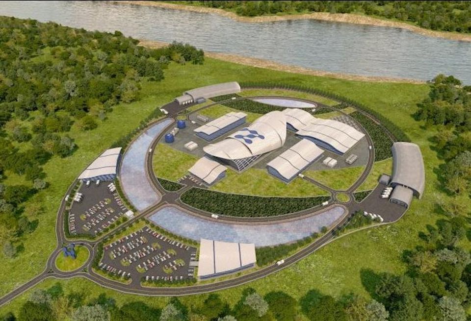 NuScale's planned Voygr small modular reactor power plant.