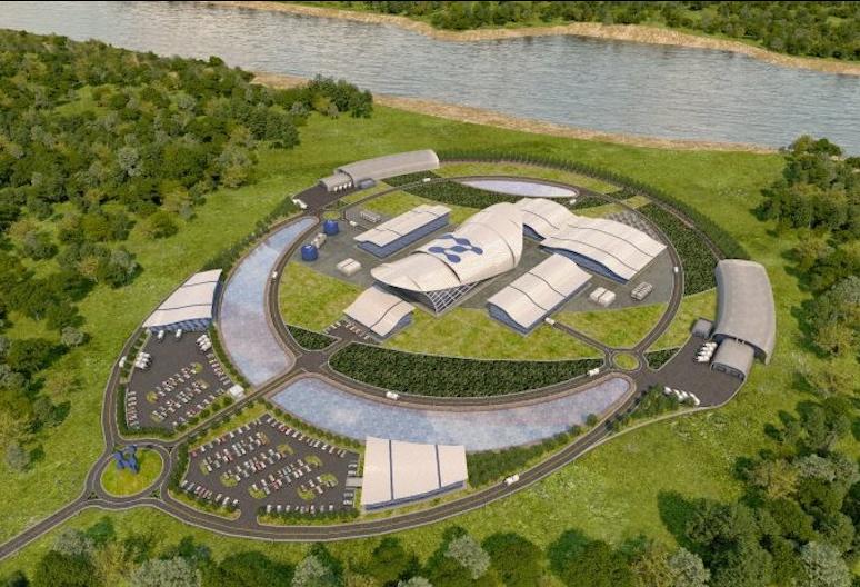 NuScale's planned Voygr small modular reactor power plant.