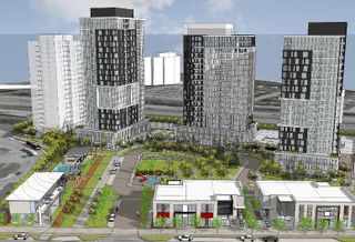 Rendering of the proposed residential development at Gloucester City Centre