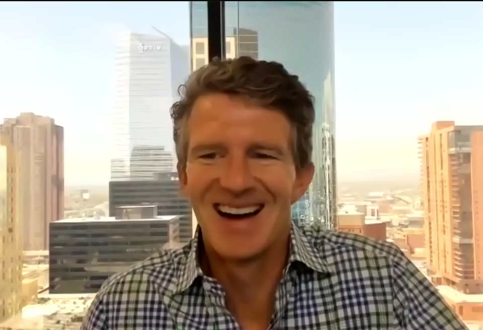 Walker & Dunlop CEO Willy Walker on a webinar with Ventas CEO Debra Cafaro