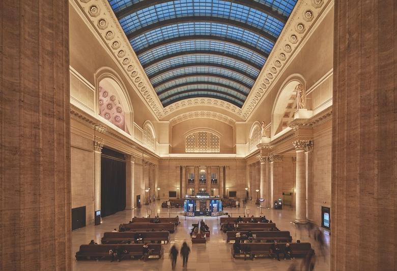 The Great Hall, with the skylight overhead