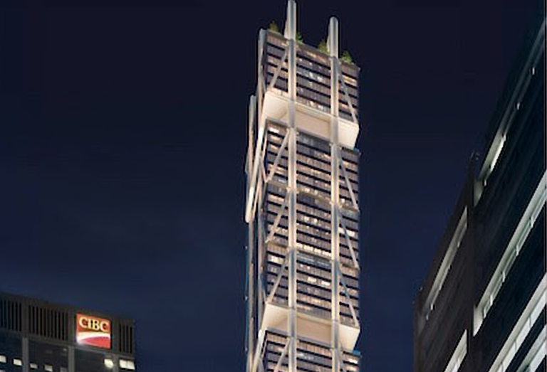 The One Bloor Street Tallest Canada building. condo
