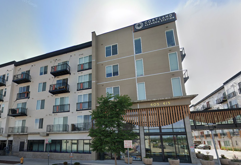 A Google Maps Street View image of the Cortland Alameda Station apartments