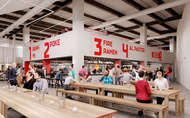 Zeppelin Station will have eight food vendors.