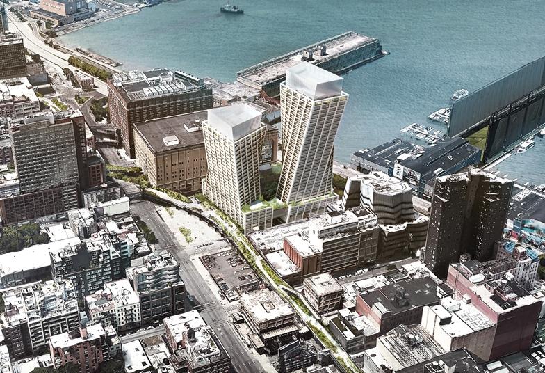 Rendering of The XI, HFZ Capital's development on the High Line