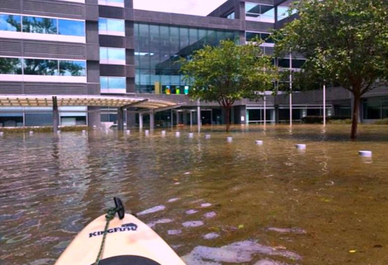 BP's flooded Westlake Campus 