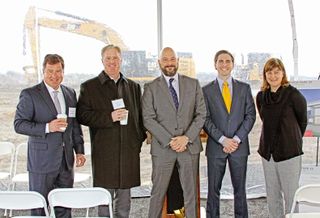 Stream Realty Partners Senior Vice President Bob Hagewood, Stream Realty Partners Managing Director of the Industrial Division, Cannon Green, Cabot Properties Senior Vice President of Investments Damian Bailey, Stream Realty Partners Vice President Steve Riordan and Stream Realty Partners Vice President Elizabeth Young