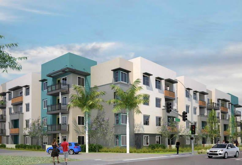 Jamboree Housing’s Manchester project at 2121 South Manchester Ave. and 915 East Orangewood Ave.