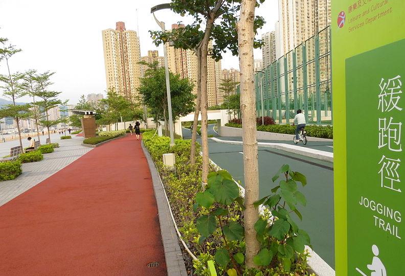 urban jogging trail
