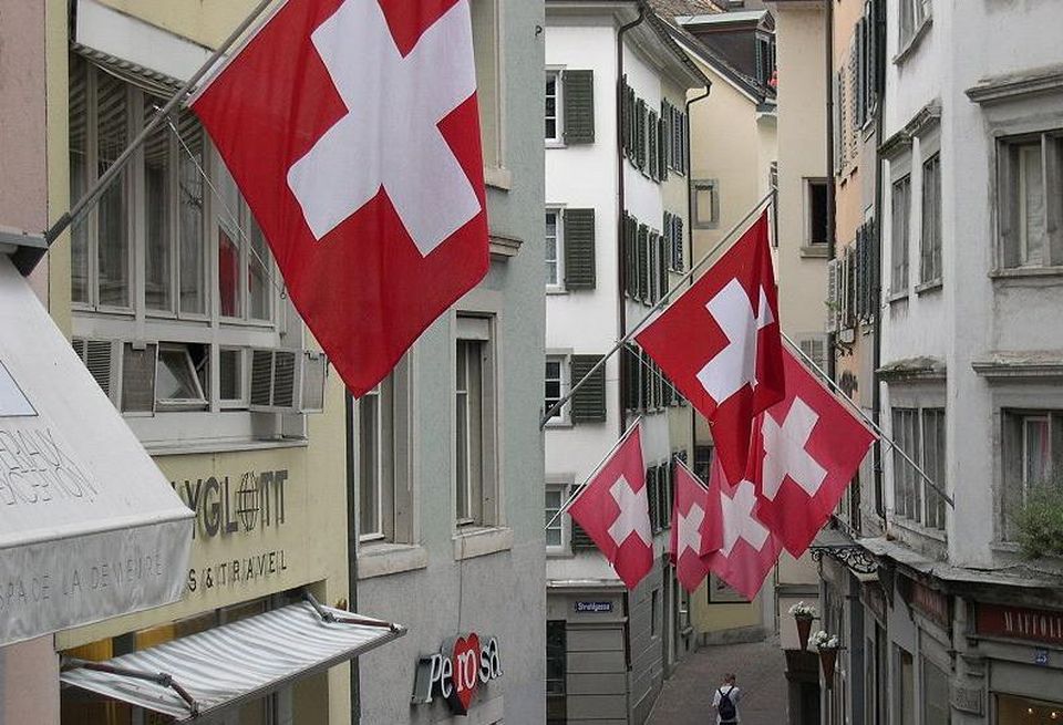 swiss flags switzerland