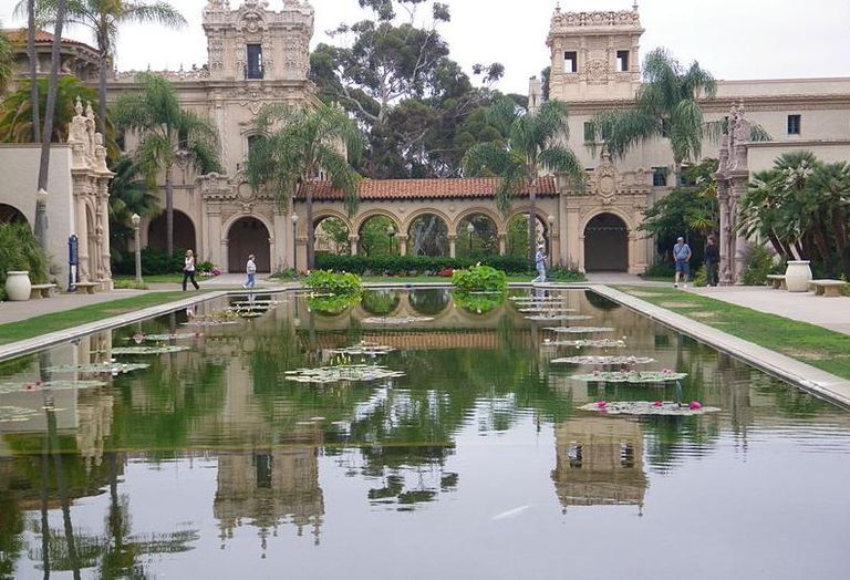 Lily pond in Balboa Pak