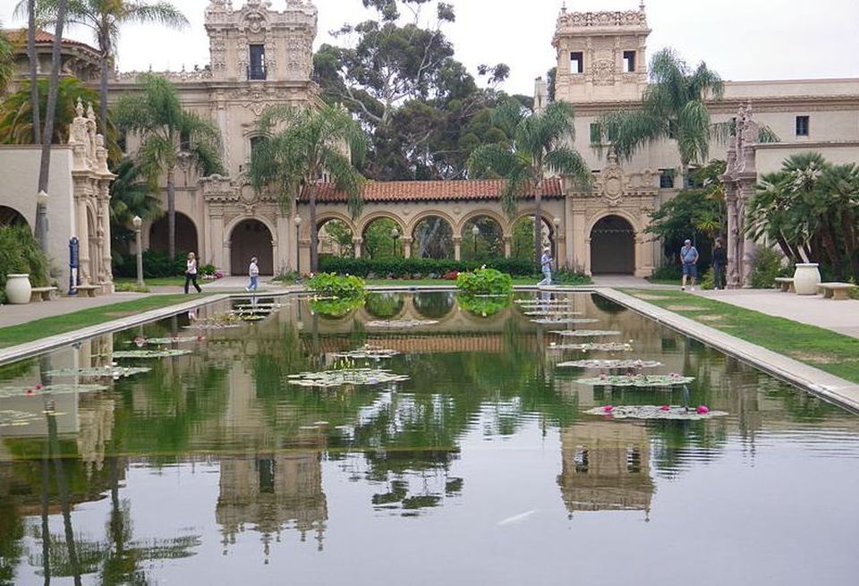 Lily pond in Balboa Pak