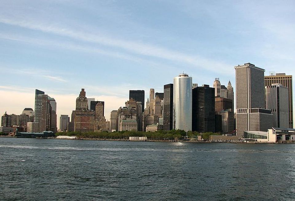 New York City skyline from the Hudson River