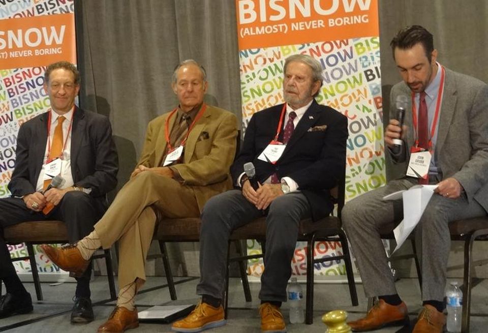 San Francisco Giants CEO Larry Baer, The Sobrato Organization Chairman Emeritus John A. Sobrato, Taube Philanthropies Chairman Tad Taube and Bay Area Council Chief Operating Officer John Grubb, who moderated