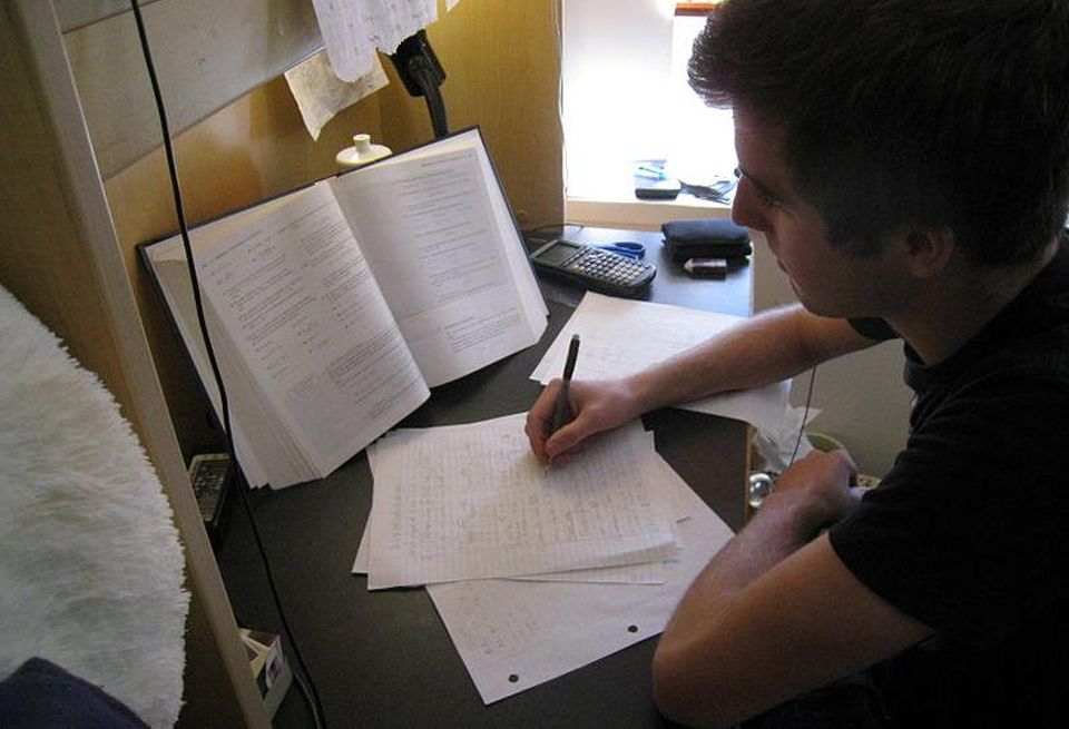 studying