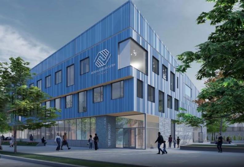 A rendering of the new Boys & Girls Club of Chicago