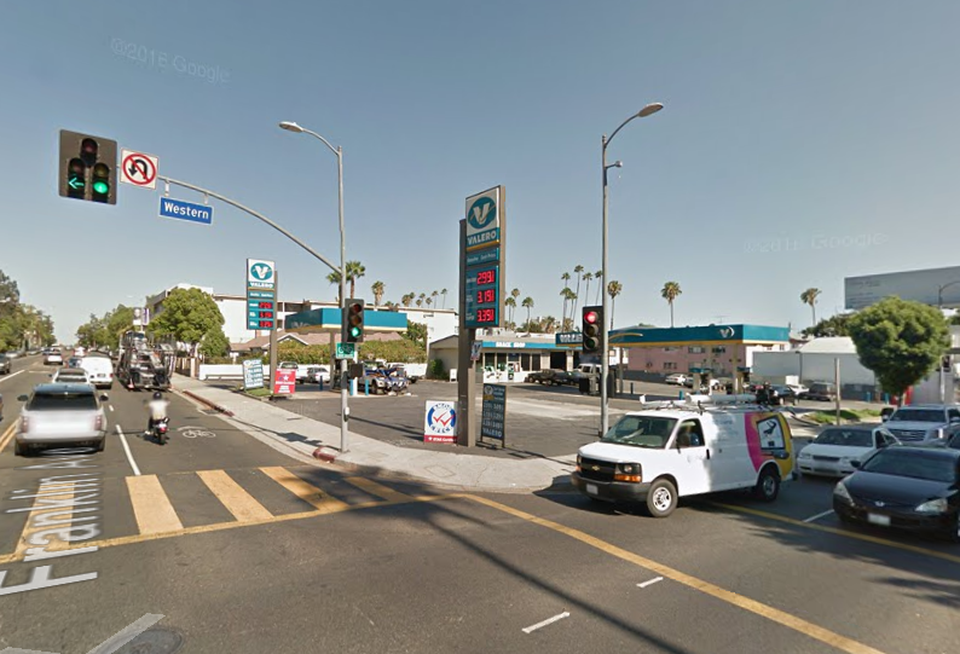 Western and Franklin Avenues, LA