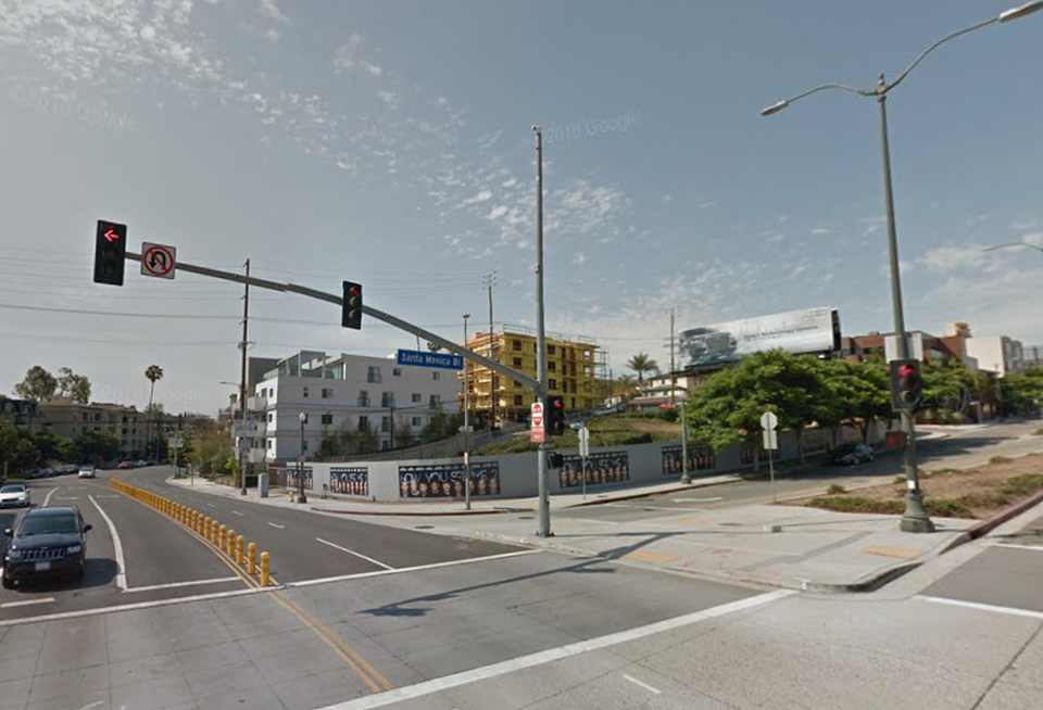 Santa Monica Boulevard and Beverly Glen Boulevard, LA