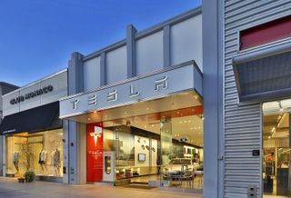 Tesla on Third Street Promenade
