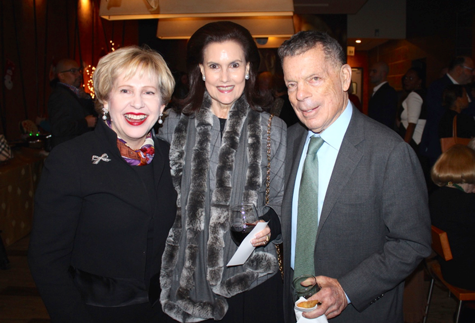 Lisa Barry, Alexandra De Borchgrave and Conrad Cafritz