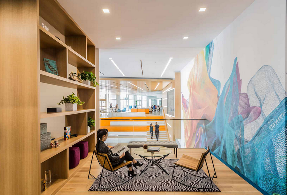 Adobe's campus in San Jose underwent renovations completed in 2017.