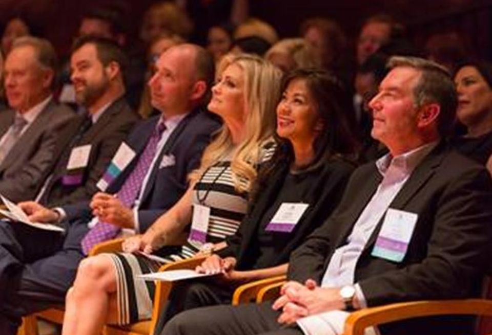 Judges on the front row at the Spire Awards OC, CA.