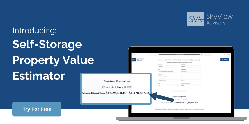 SkyView Advisors Launches Innovative Self-Storage Property Value Estimator