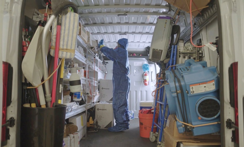 Inside truck snapshot