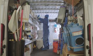 Inside truck snapshot