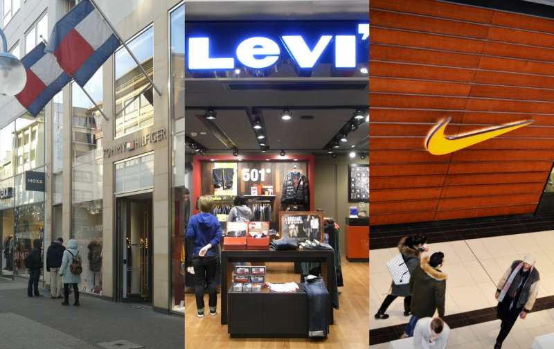 Retailers collage