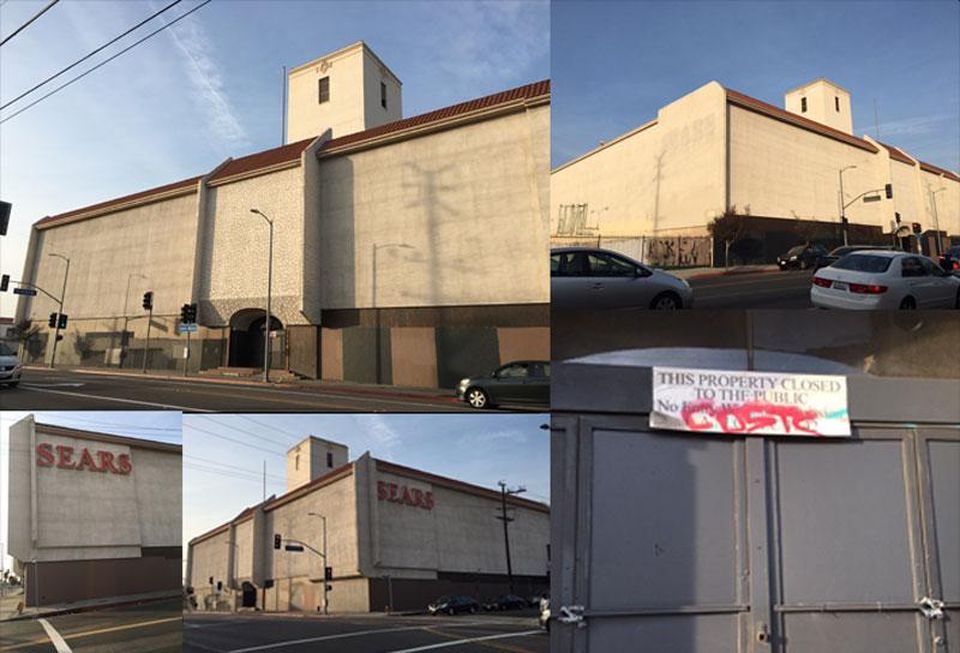 Old Sears Building on Santa Monica Blvd