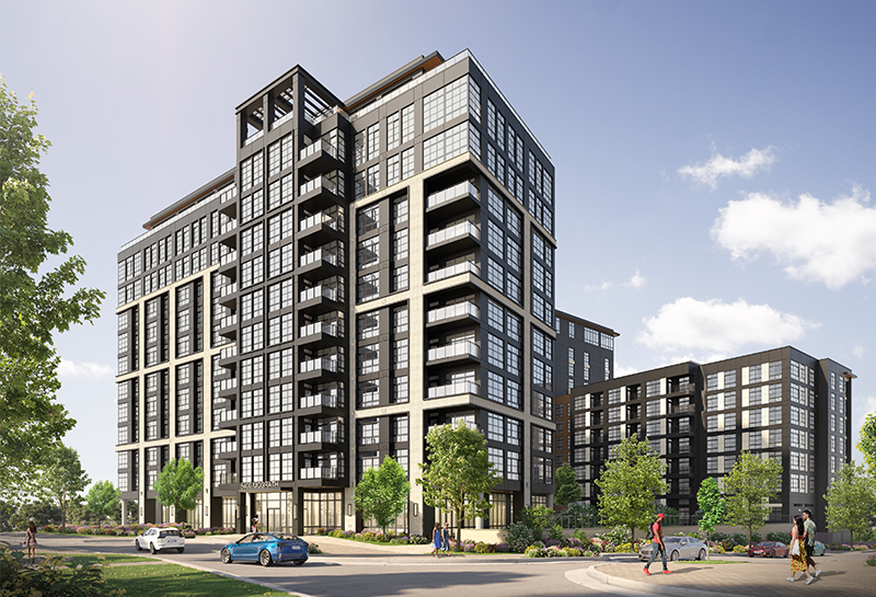 A rendering of LCOR's Parcel H development in North Bethesda. 