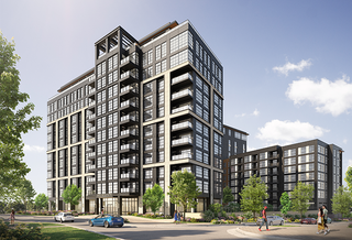 A rendering of LCOR's Parcel H development in North Bethesda. 
