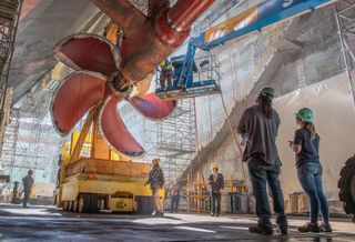 U.S. Navy shipyard