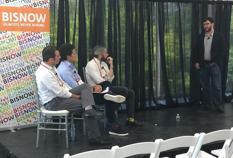 Enodo's Marc Rutzen pitching his startup to the judges