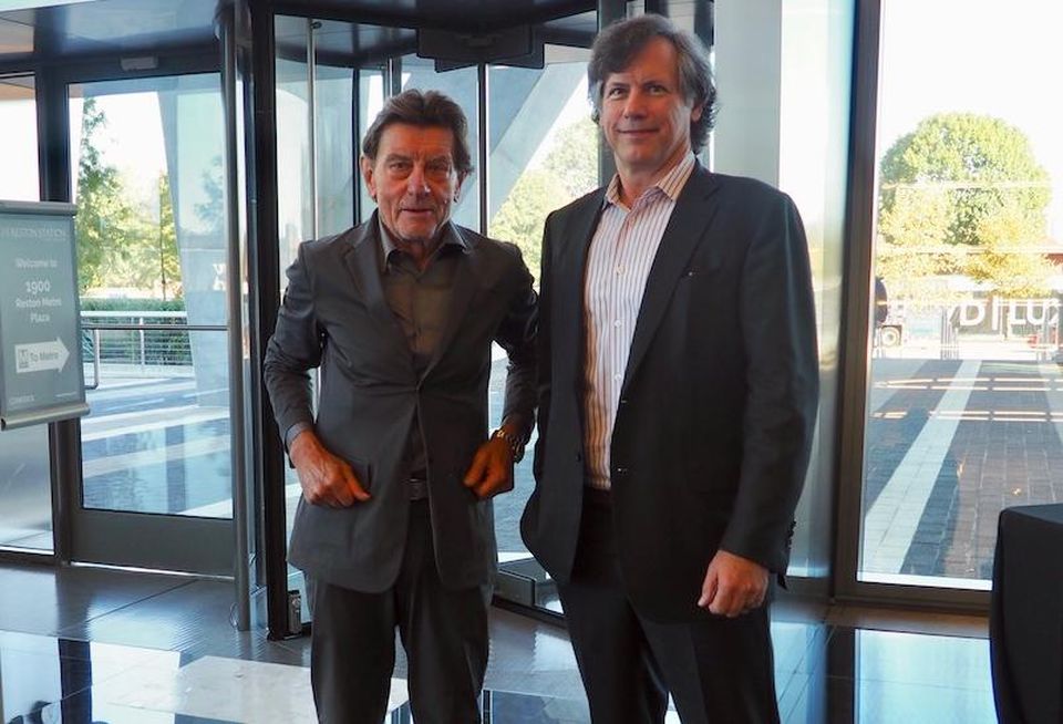 Architect Helmut Jahn and Comstock CEO Chris Clemente