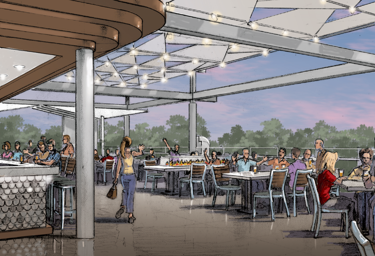 Rendering of Ballast Point in Downtown Disney in Anaheim. 
