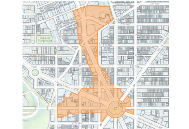Dupont Circle BID boundaries