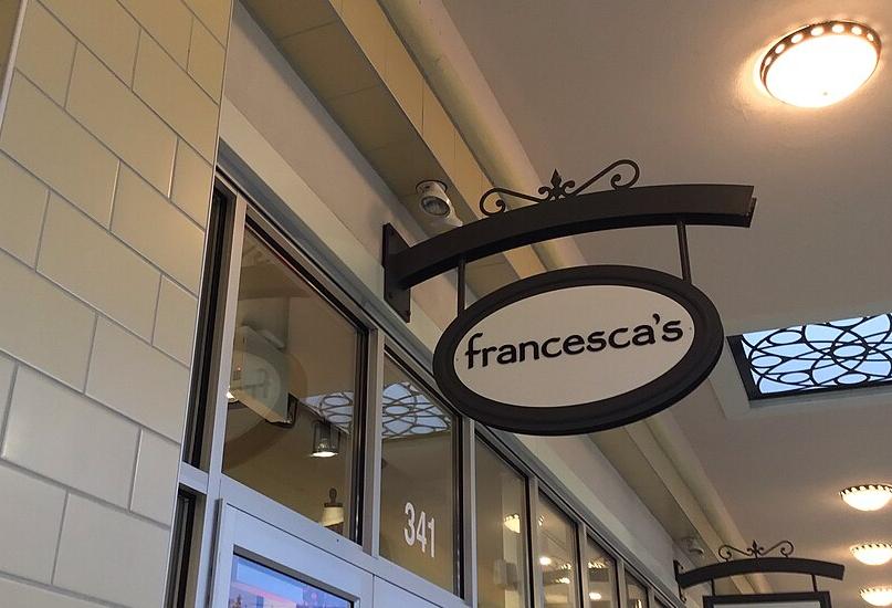 Francesca's store sign