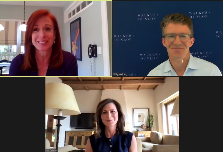 CNBC Real Estate Correspondent Diana Olick, Walker & Dunlop CEO Willy Walker and Zelman & Associates founder and CEO Ivy Zelman on the Walker Webcast