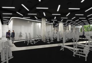 Midtown Center gym rendering