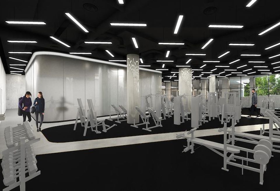 Midtown Center gym rendering