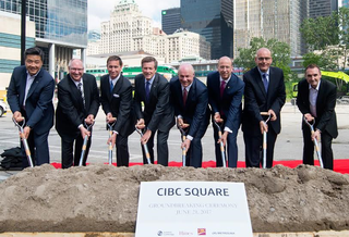 Ground-breaking CIBC Square Mayor John Tory