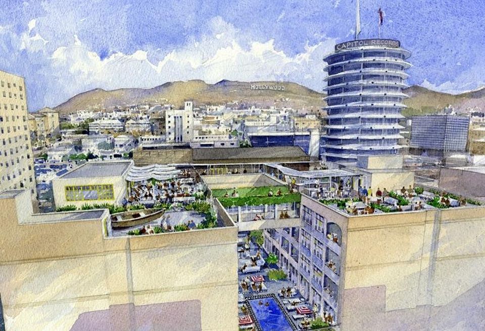 Rendering of H Club, Hollywood, CA