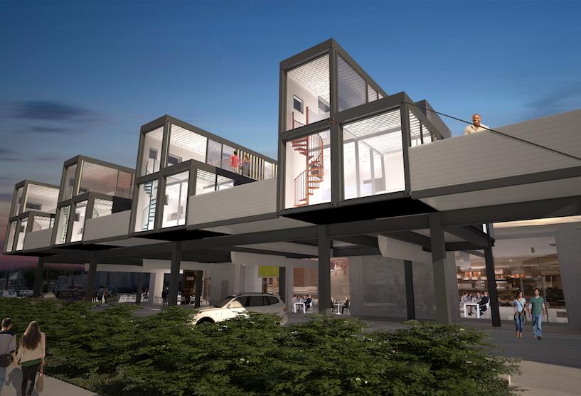 Travis Price shipping container condos Brookland