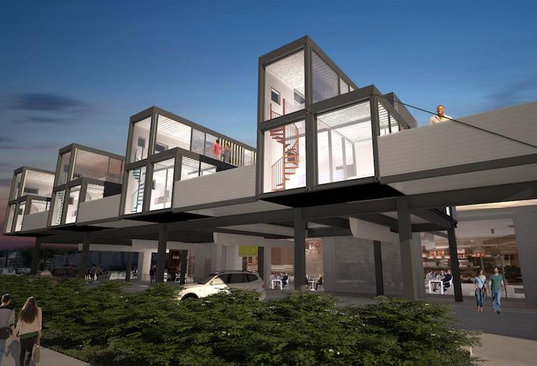 Travis Price shipping container condos Brookland